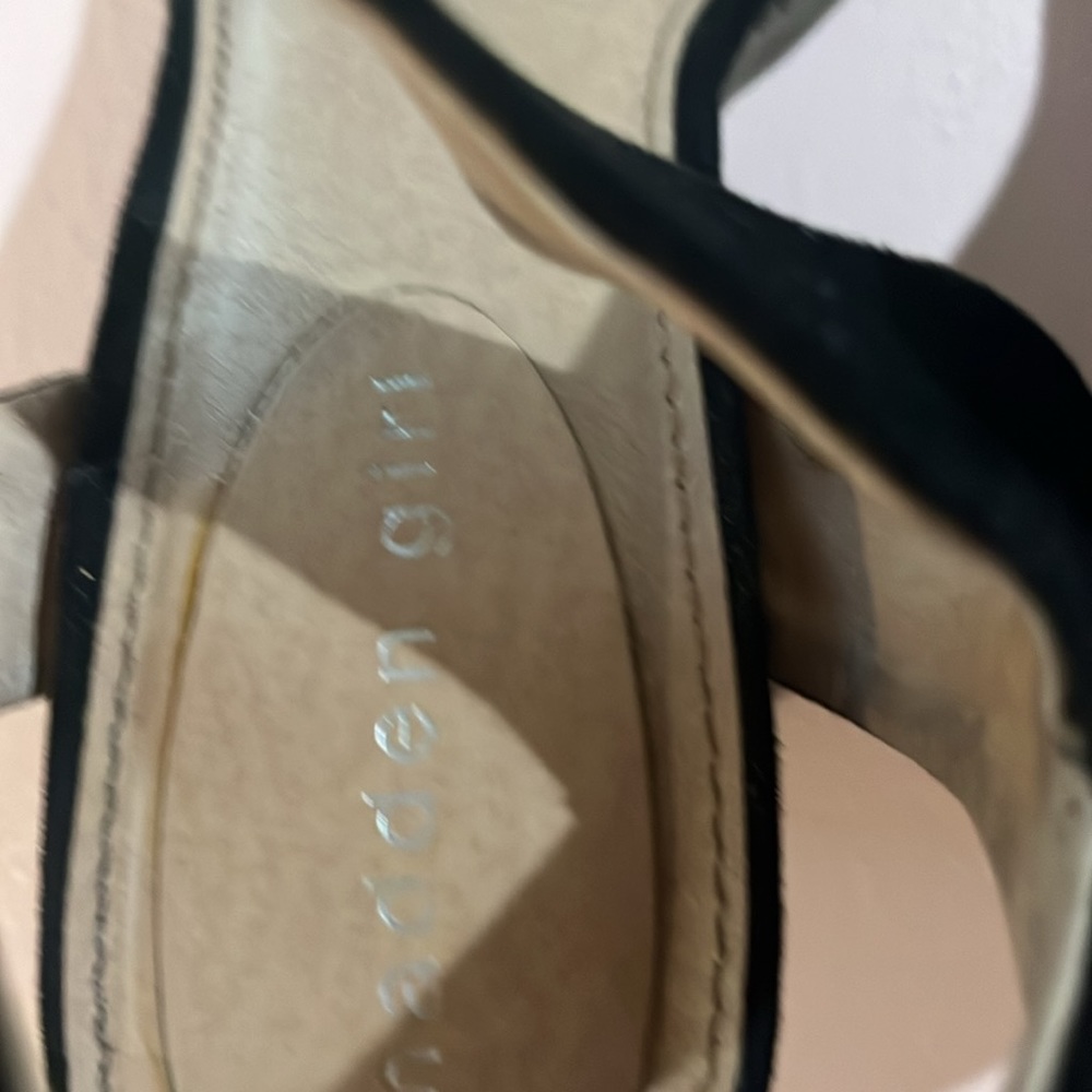 Women’s black sandal heels - Picture 3 of 5